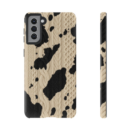 Cable Knit Cowhide Tough Case