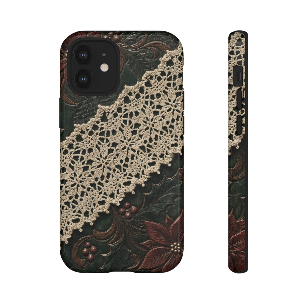 Poinsettia Lace Tough Case