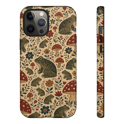 Folk Frog Toadstool Tough Case
