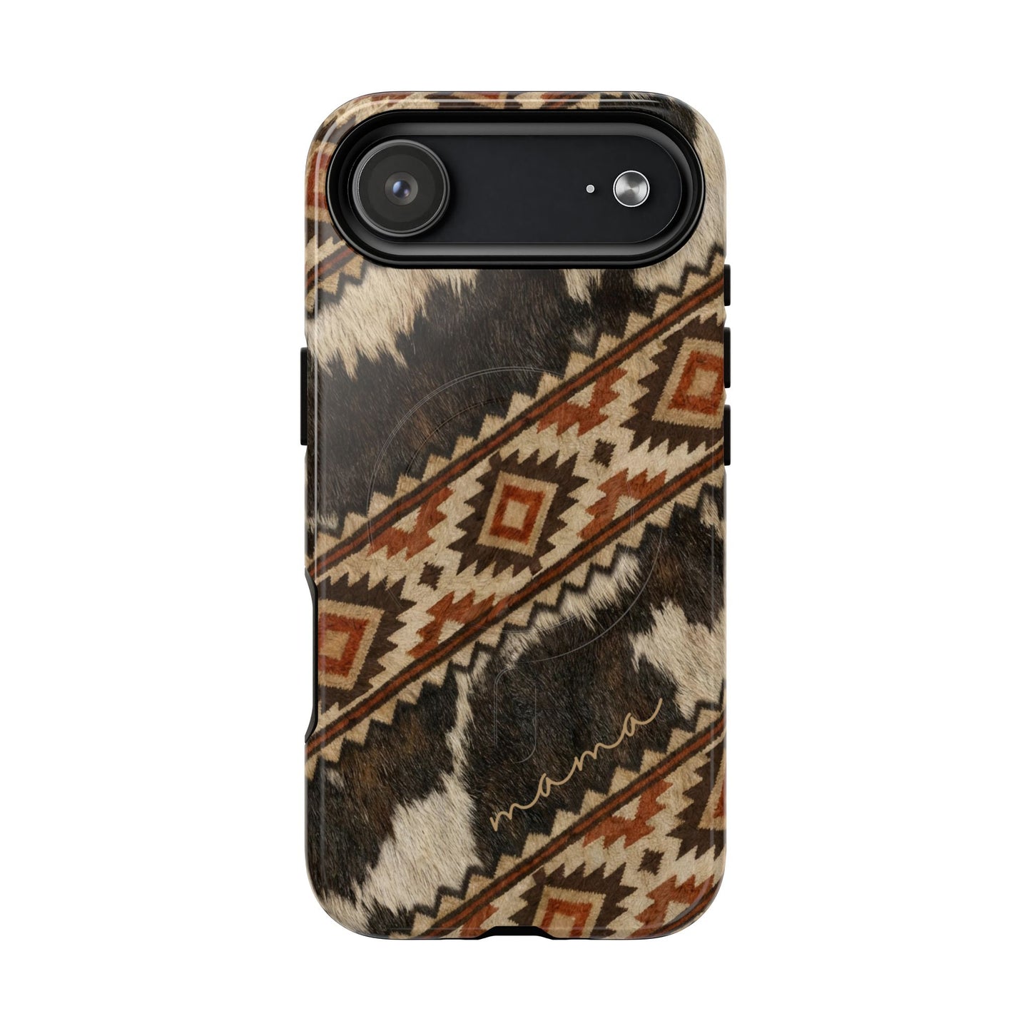Cowhide Aztec Mama Magnetic Case