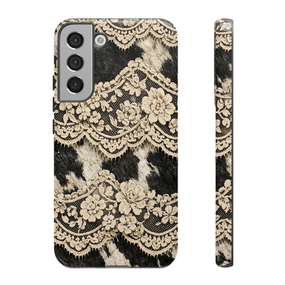 Cowhide Lace Tough Case