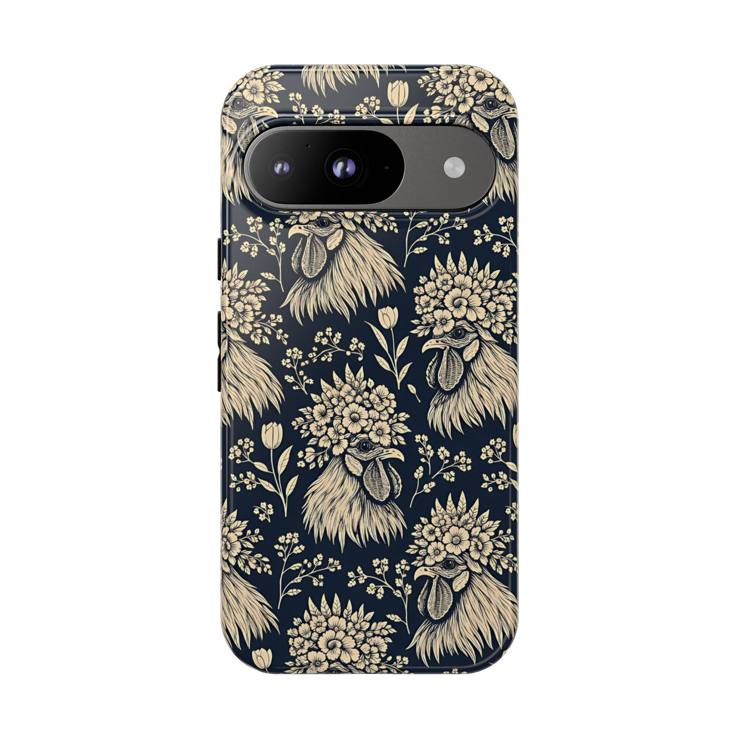 Floral Rooster Tough Case