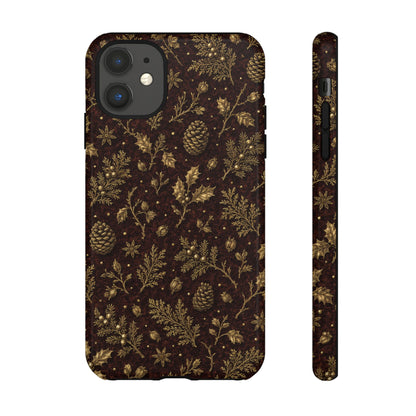 Brass Winter Botanicals Tough Case