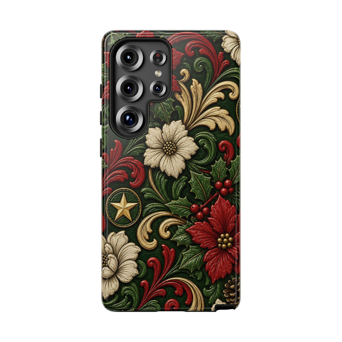 Tooled Christmas Stars Tough Case