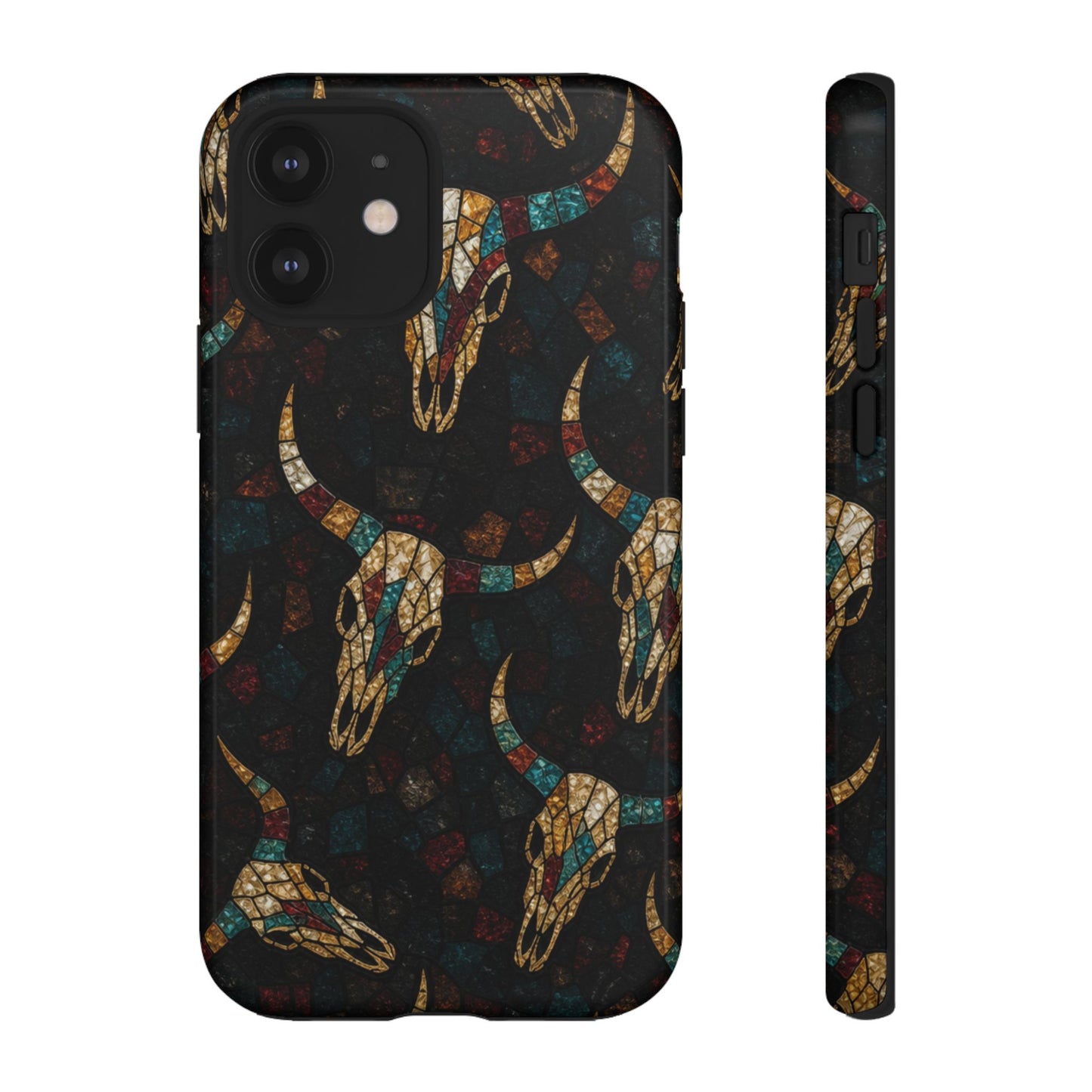 Stained Bull Skull Tough Case