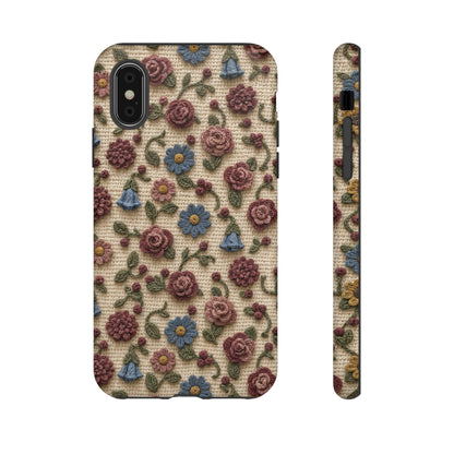 Crochet Flower Garden Tough Case
