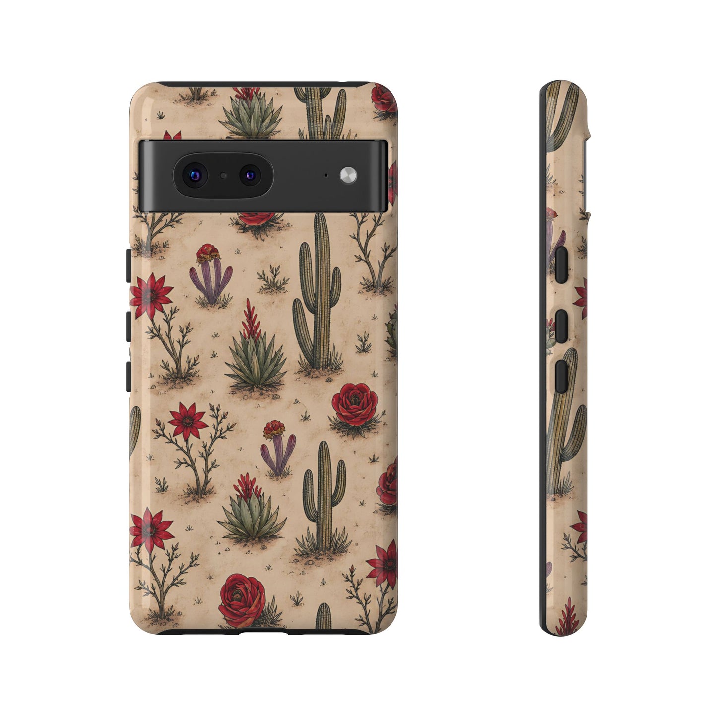 Red Bloom Desert Tough Case