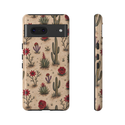 Red Bloom Desert Tough Case