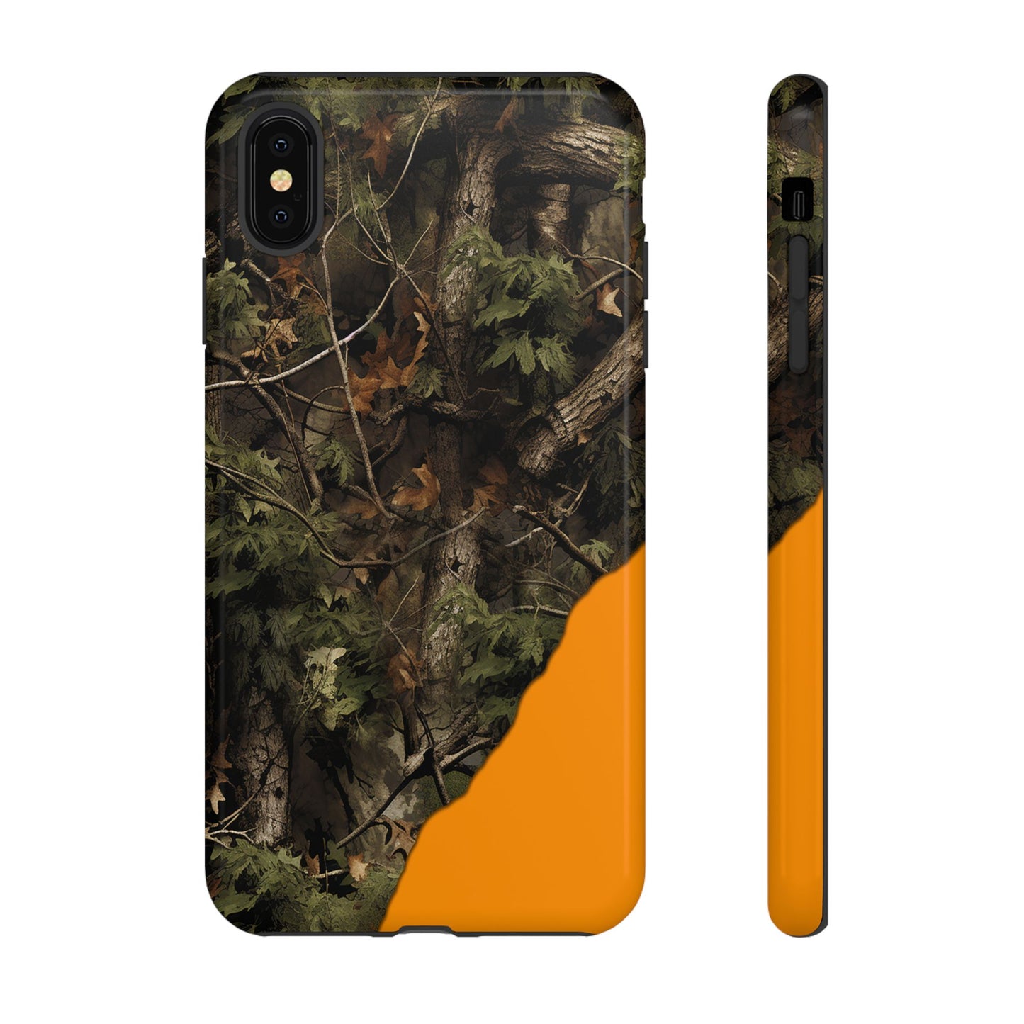 Torn Camo Orange Tough Case