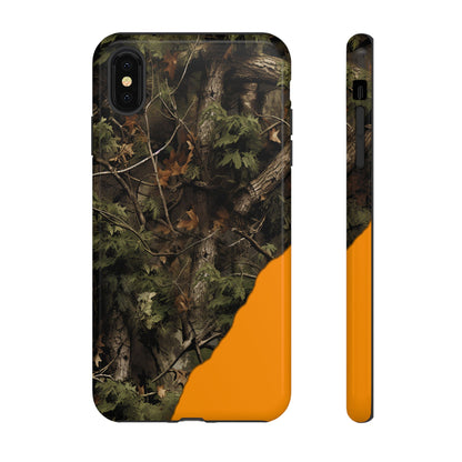 Torn Camo Orange Tough Case