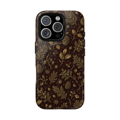 Brass Winter Botanicals Magnetic Case