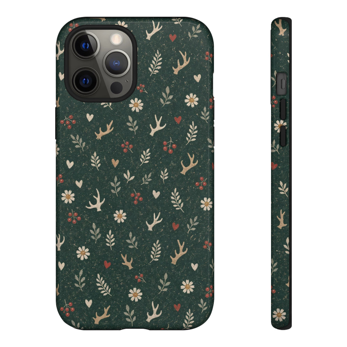 Antler Daisies Evergreen Tough Case