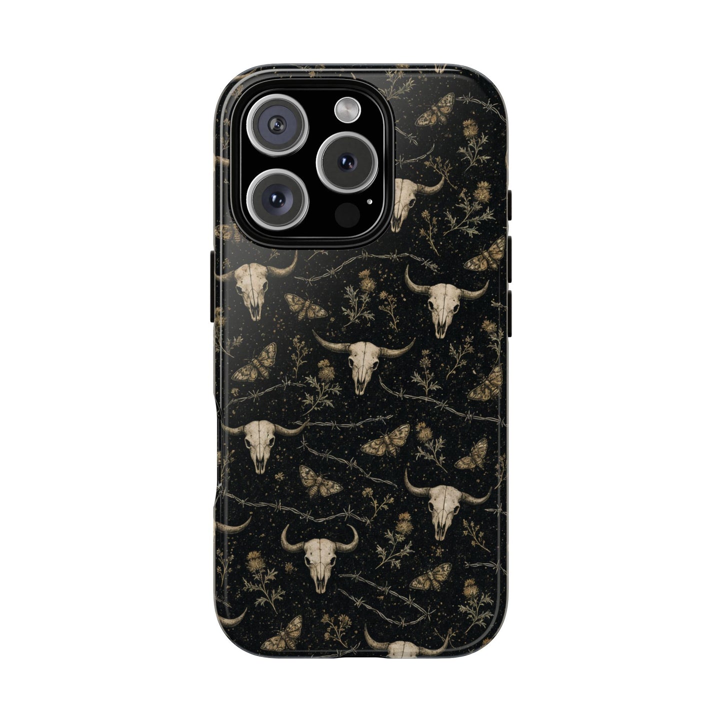 Bull Skull Barbwire Tough Case