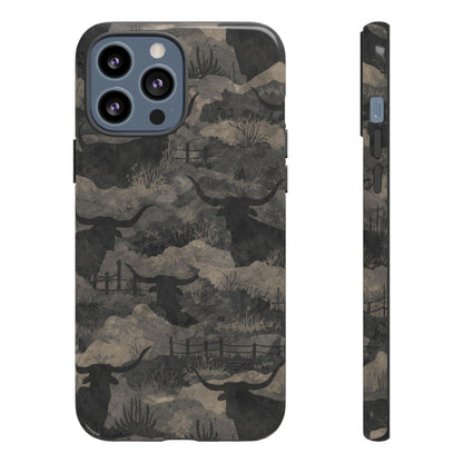 Camo Longhorns Tough Case