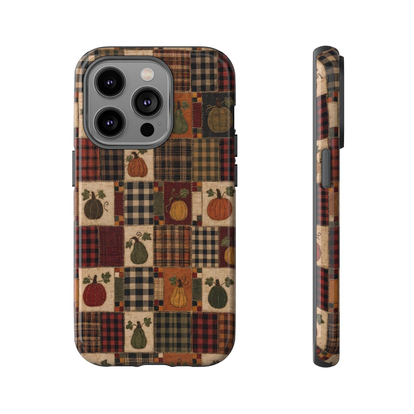 Plaid Pumpkin Tough Case