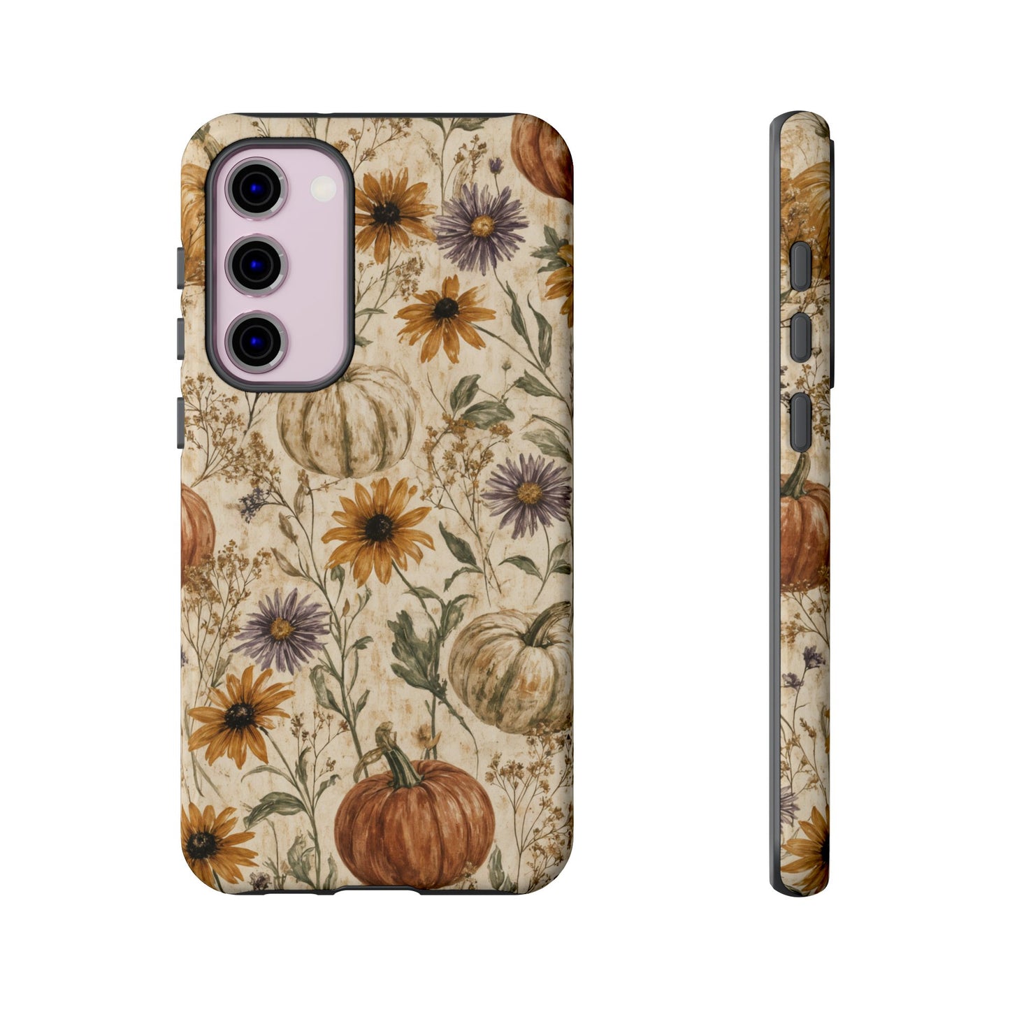 Pumpkin Wildflower Tough Case