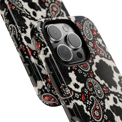 Paisley Cowhide Tough Case