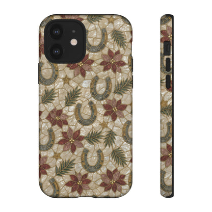 Pearl Horseshoe Poinsettia Tough Case