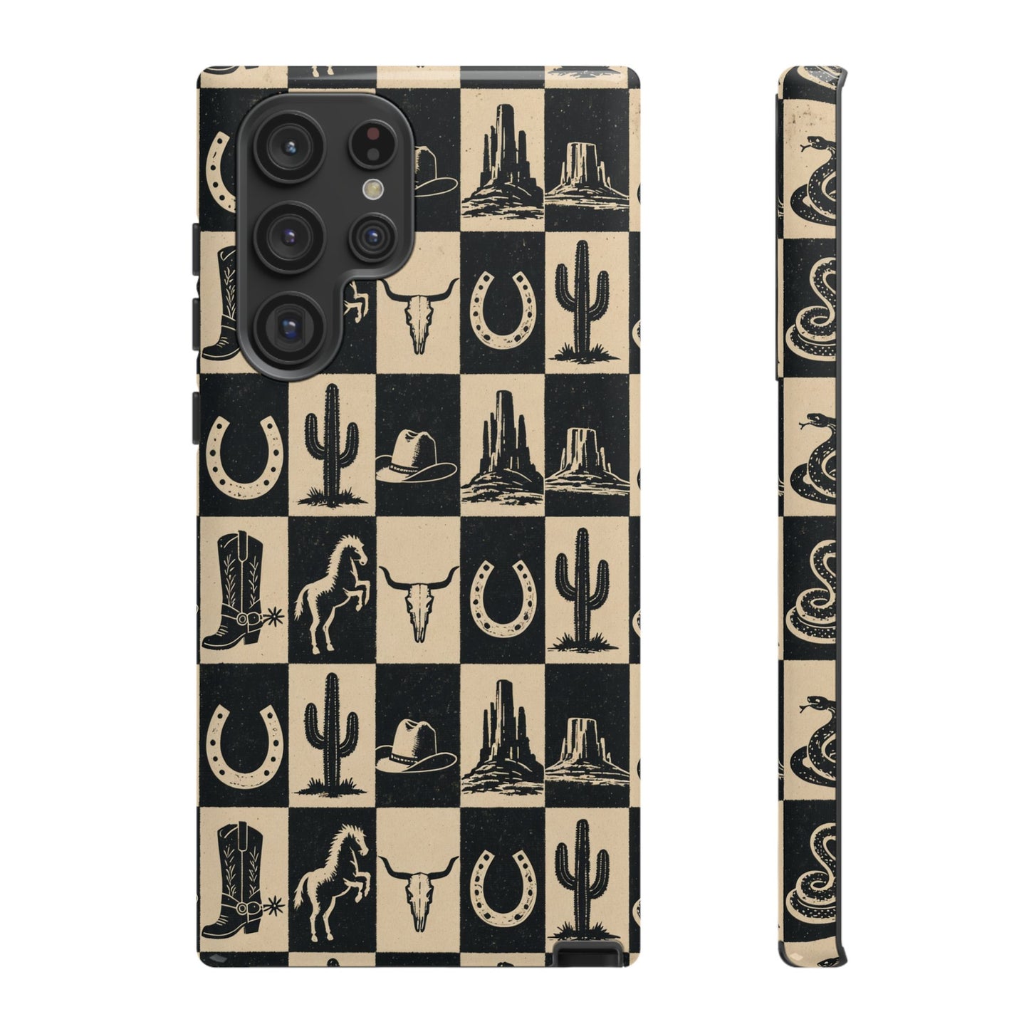 Western Checkerboard Tough Case