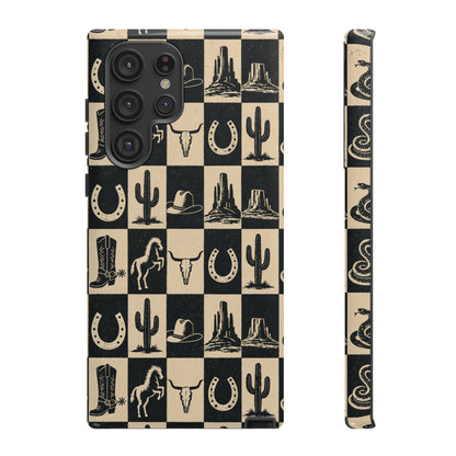Western Checkerboard Tough Case