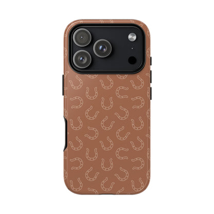 Rust Horseshoe Tough Phone Case