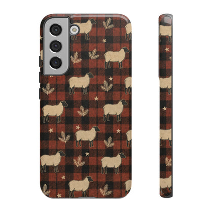 Plaid Sheep Tough Case