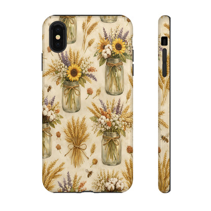 Wheat + Mason Jars Tough Case