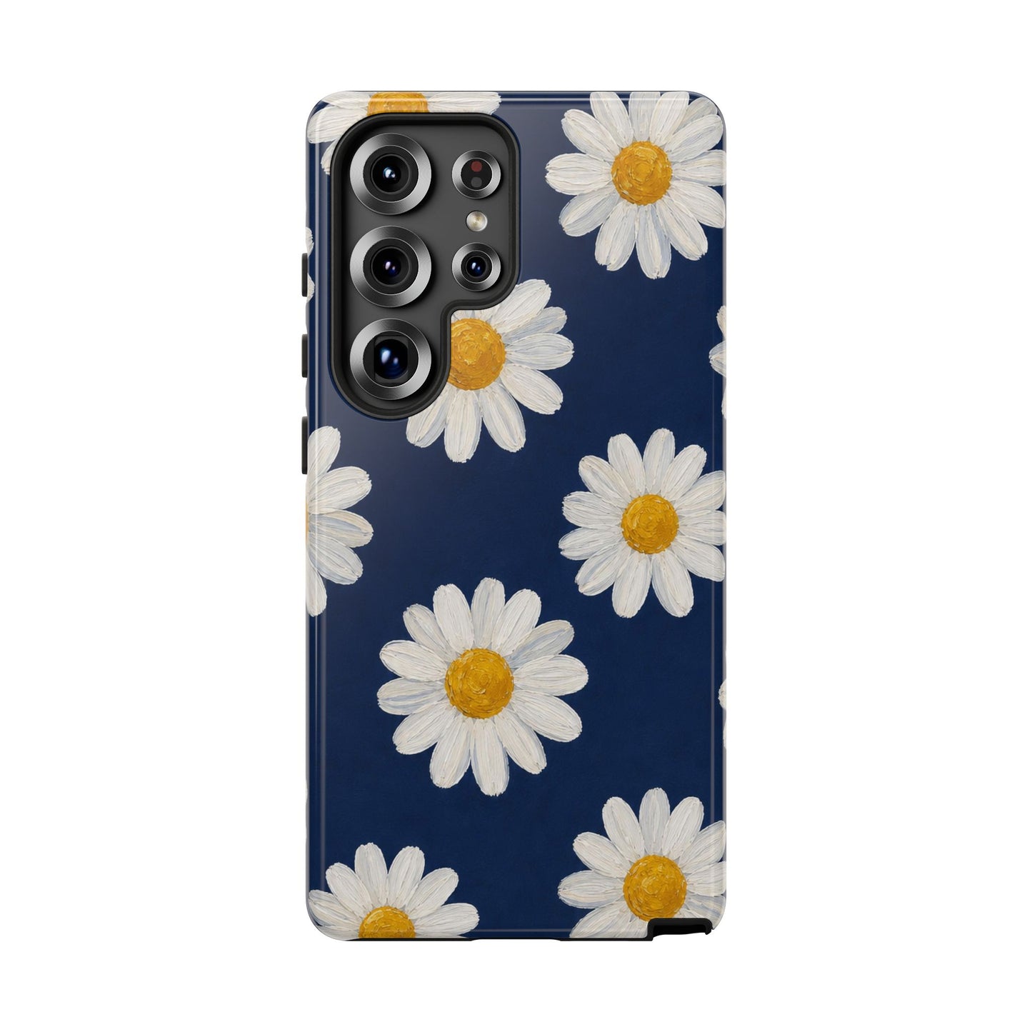 Navy Daisy Tough Case
