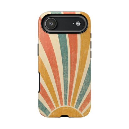 Retro Sun Rays Tough Case