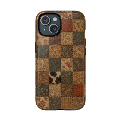 Rustic Patchwork Magnetic Case