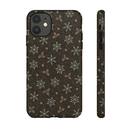 Squash Blossom Snowflakes Tough Case