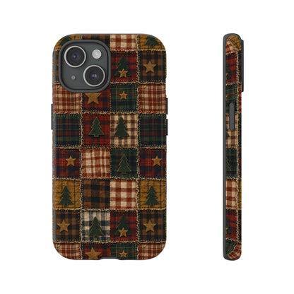 Christmas Rag Quilt Tough Case