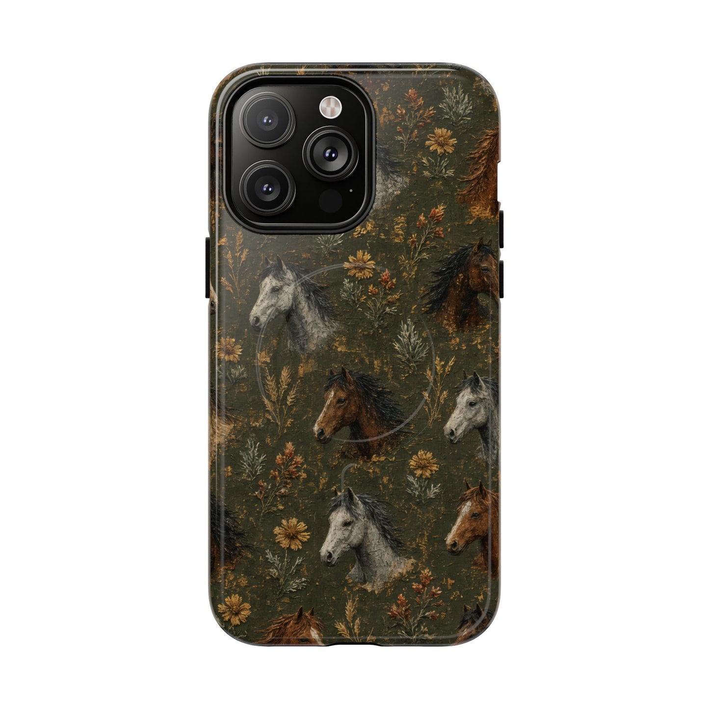 Autumn Horses Magnetic Case