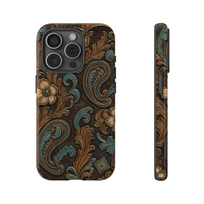 Tooled Paisley Tough Case