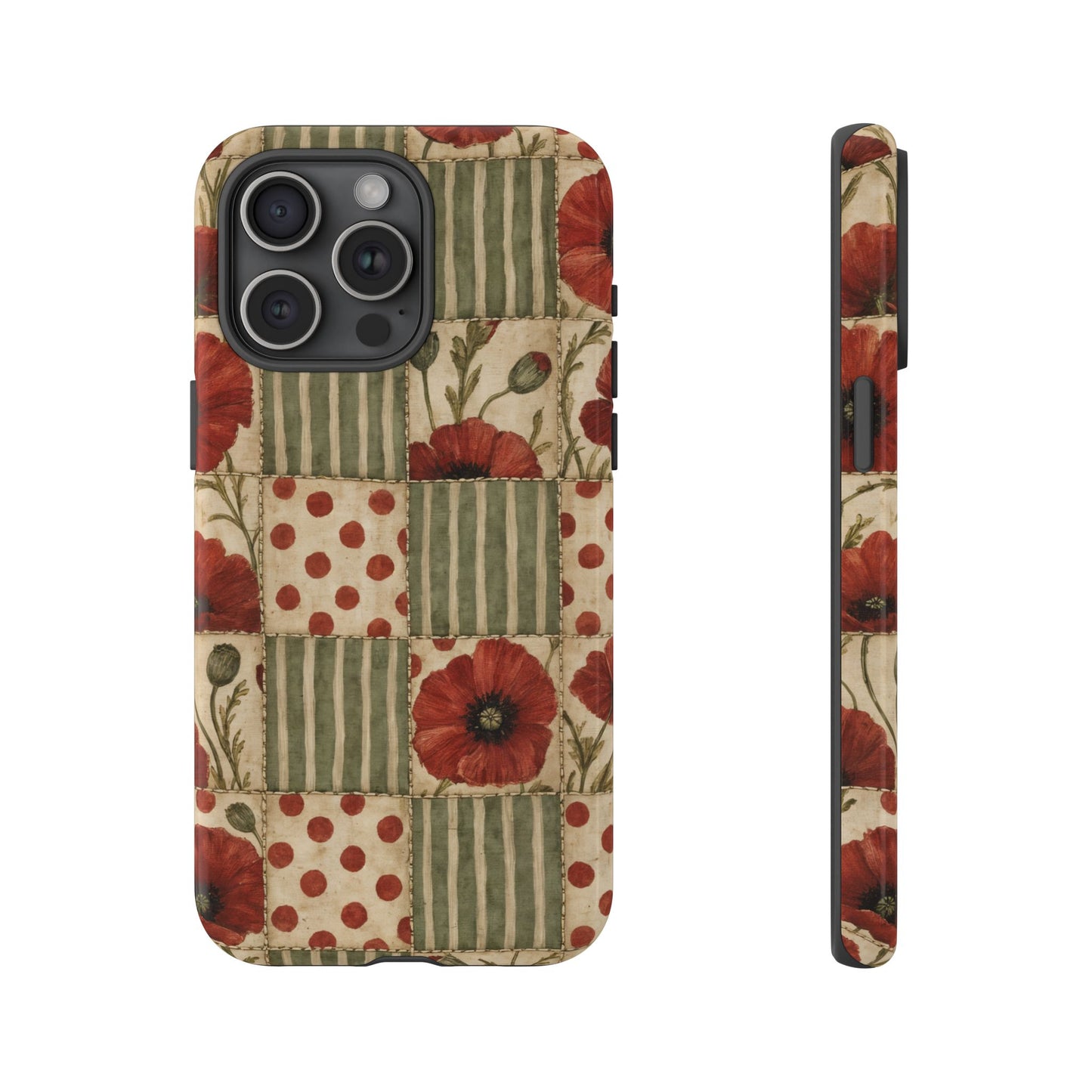 Poppy Patchwork Tough Case