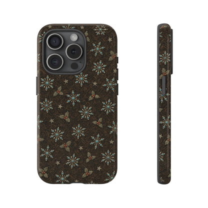 Squash Blossom Snowflakes Tough Case