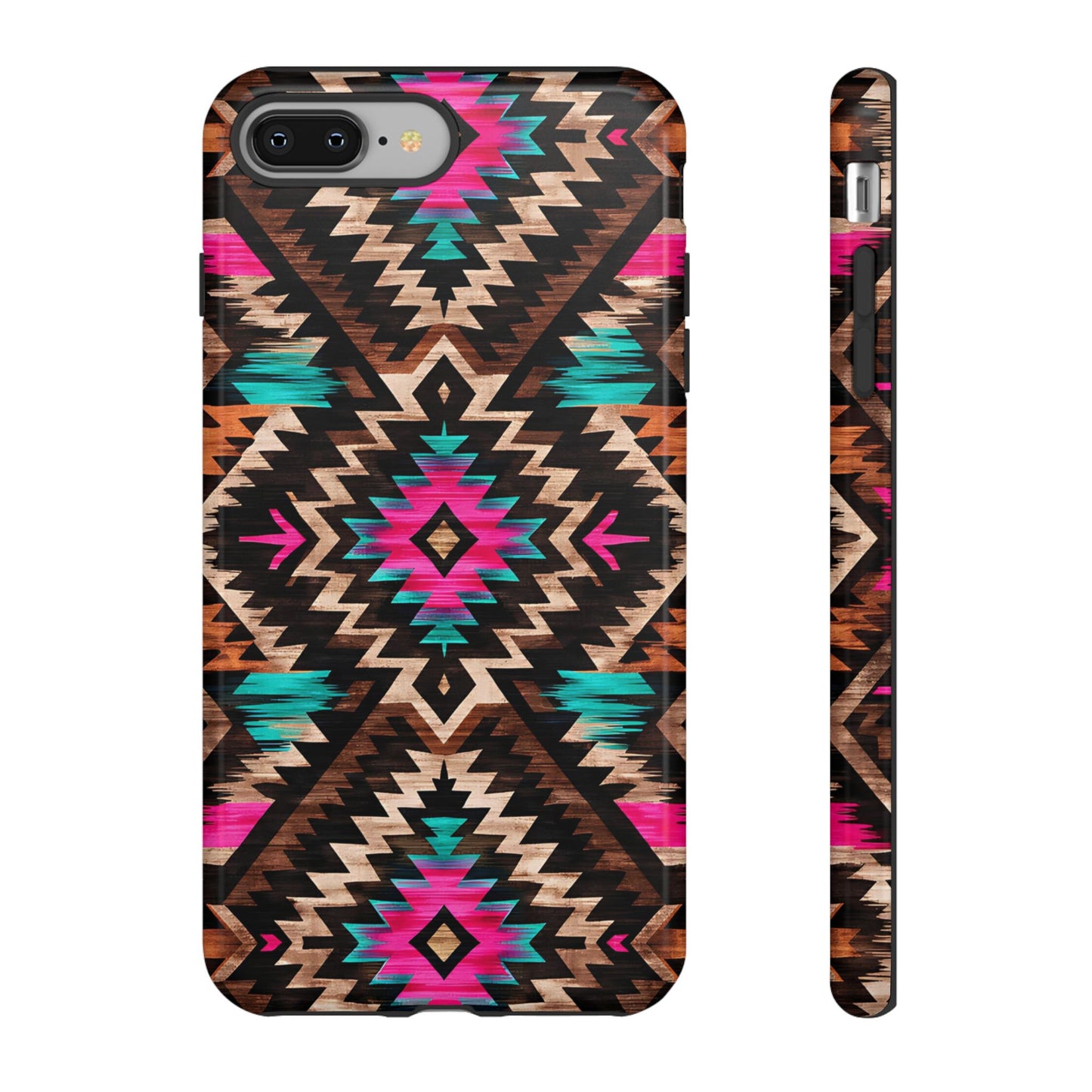 Neon Aztec Rug Tough Case