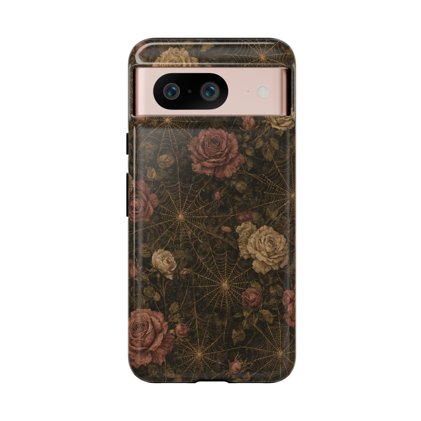 Spiderweb Rose Tough Case