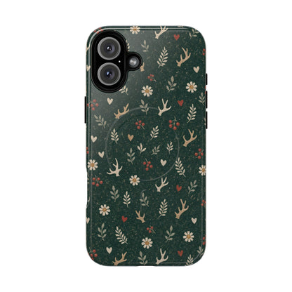Antler Daisies Evergreen Magnetic Case