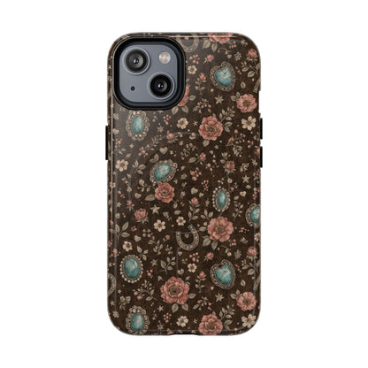Turquoise Roses Magnetic Case