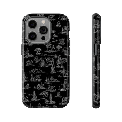 Midnight Toile Tough Case