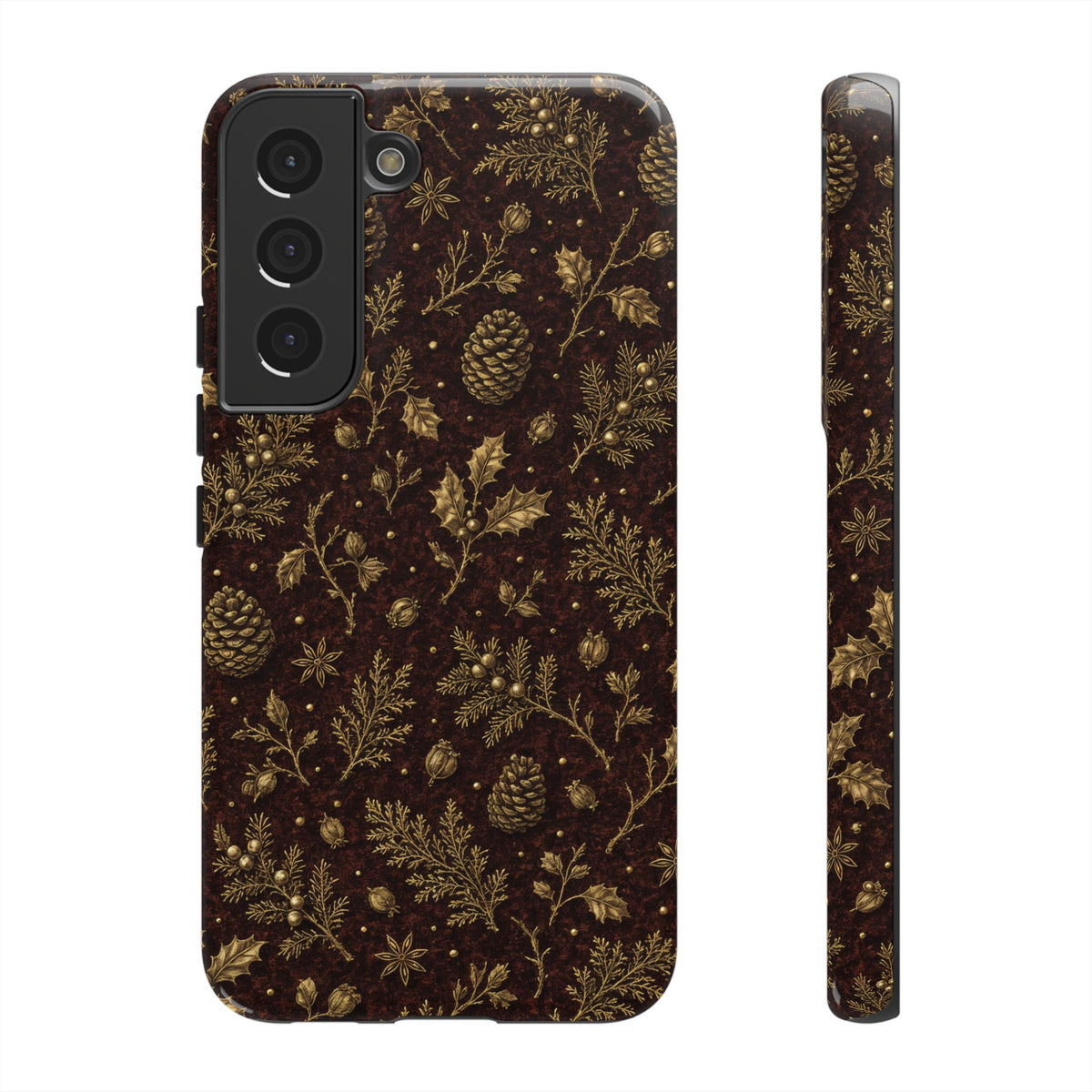 Brass Winter Botanicals Tough Case