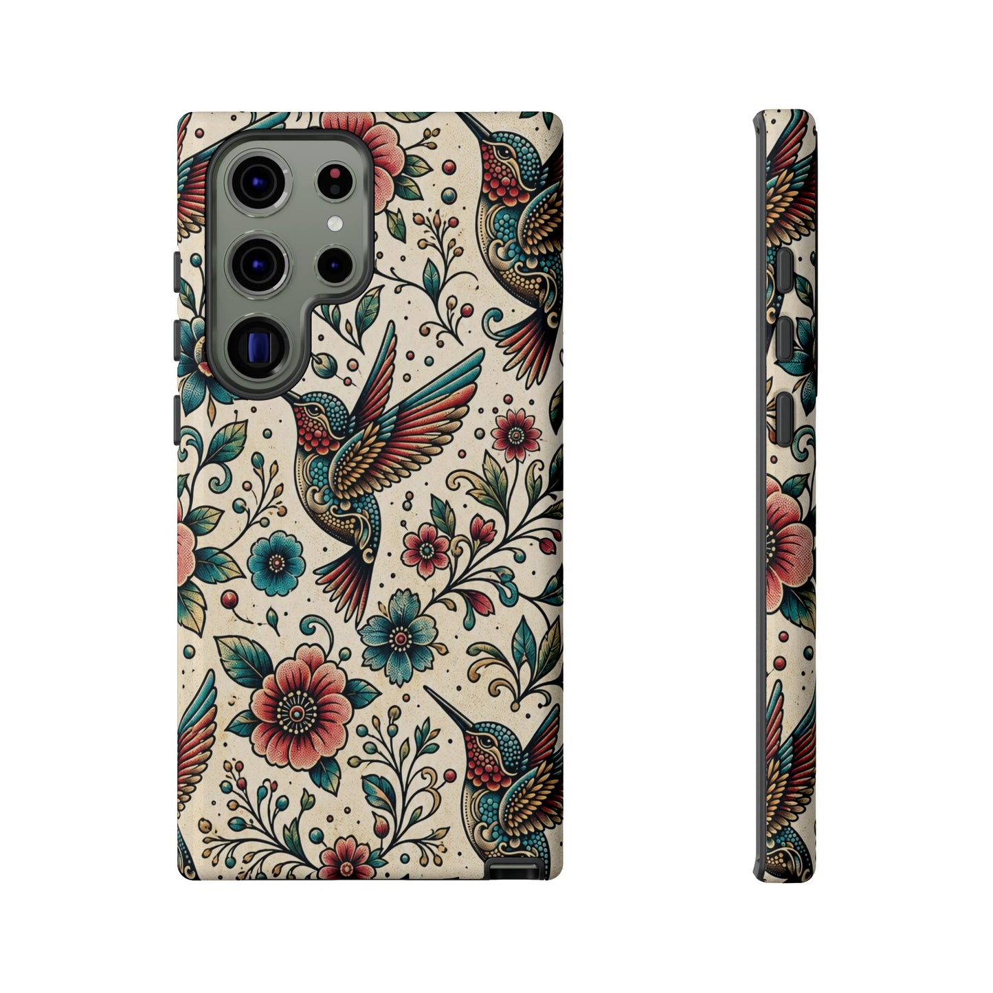 Retro Hummingbird Tough Case