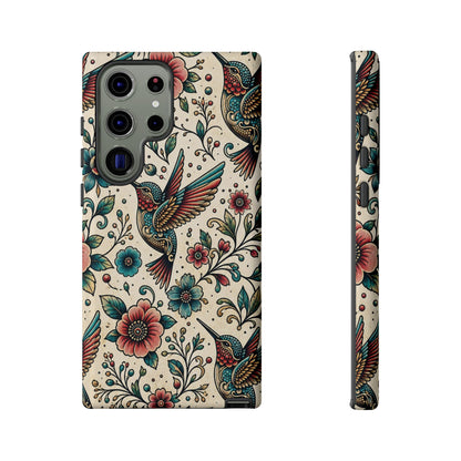 Retro Hummingbird Tough Case