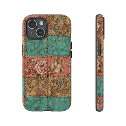 Turquoise Paisley Tough Case