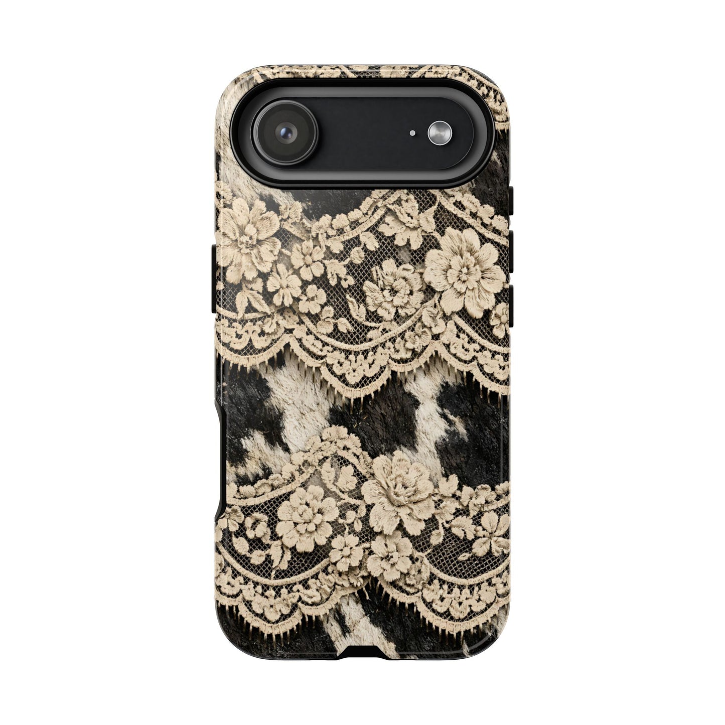 Cowhide Lace Tough Case