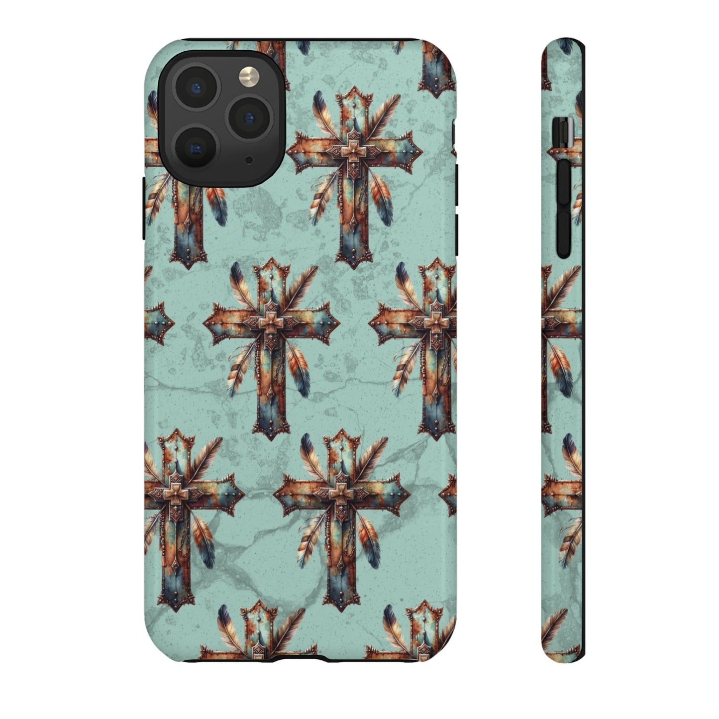 Crosses And Feathers Tough Case
