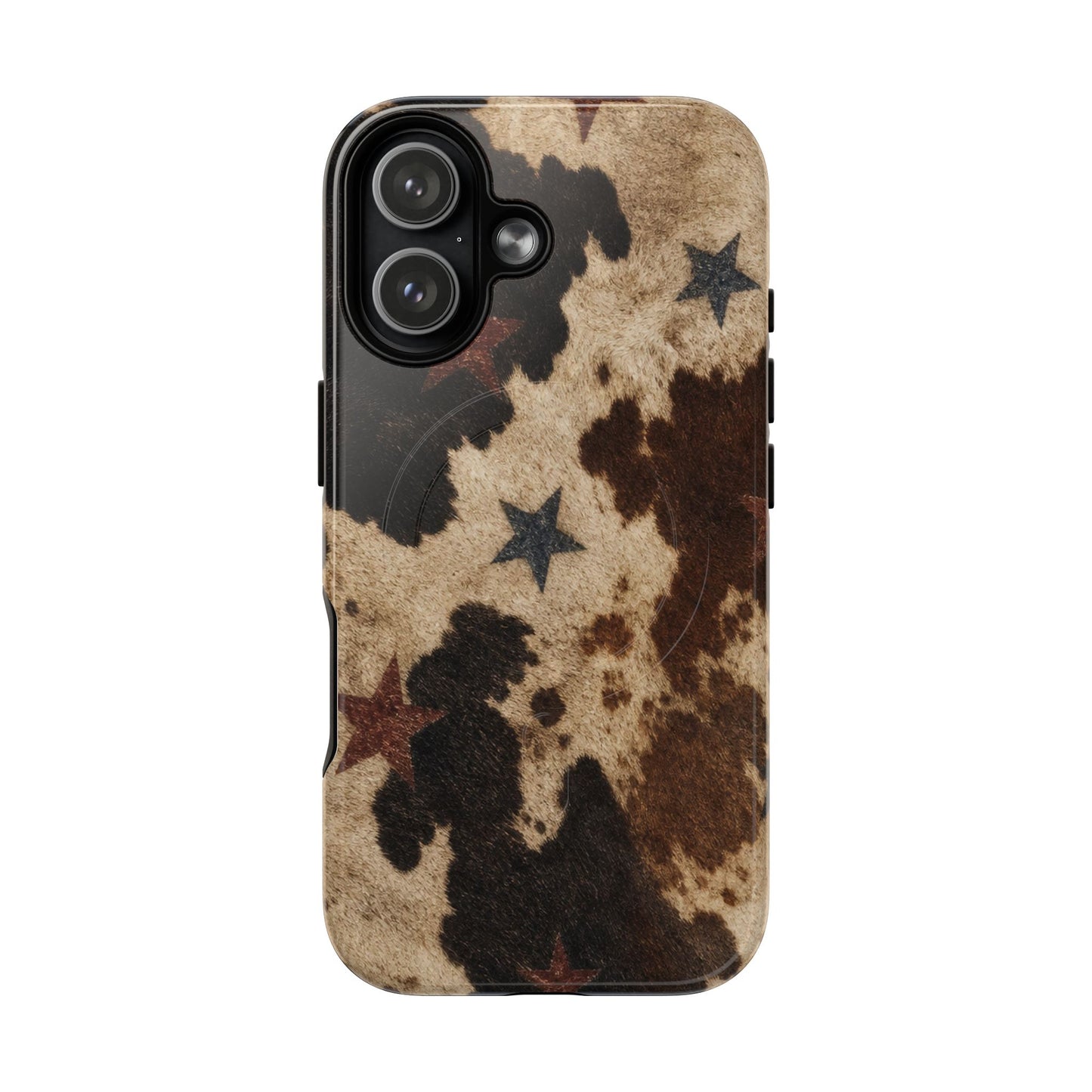 Stars And Cowhide Magnetic Case