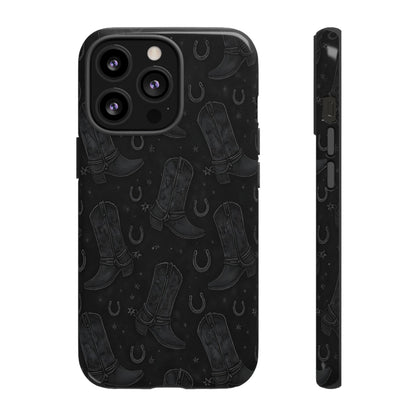 Western Noir Boots Tough Case