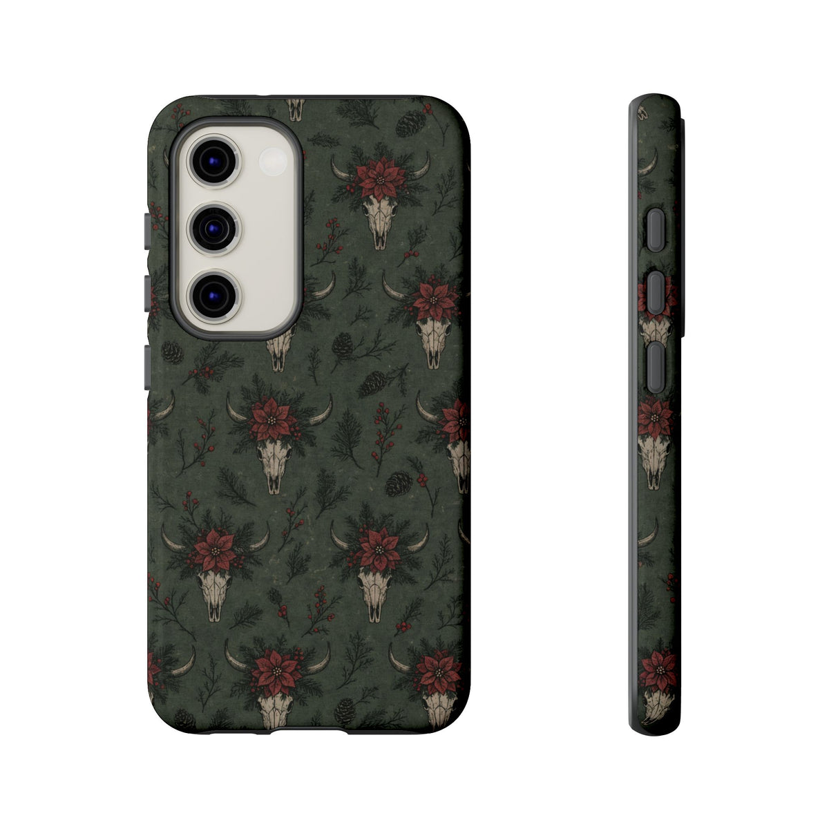 Inked Christmas Skull Tough Case